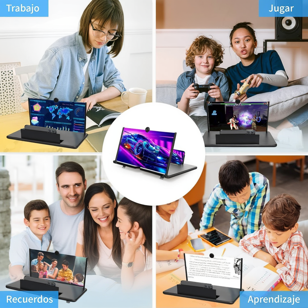 Amplificador de pantalla móvil